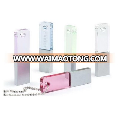 transparent usb flash drive crystal memory stick